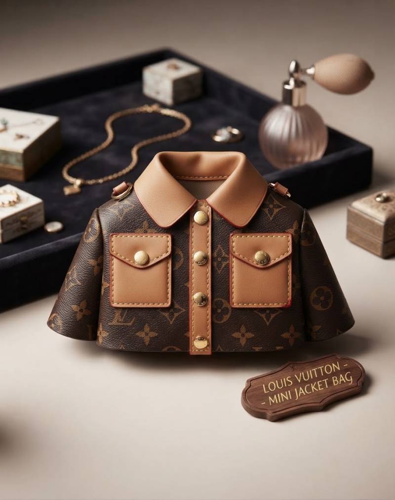 حقيبة "ميني جاكيت" الفاخرة للأطفال 🧥👜✨
