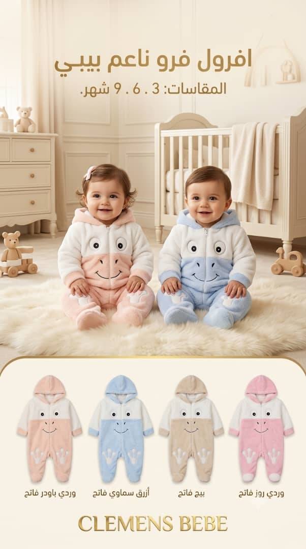 افرول فرو ناعم للبيبي من Clemens Bebe